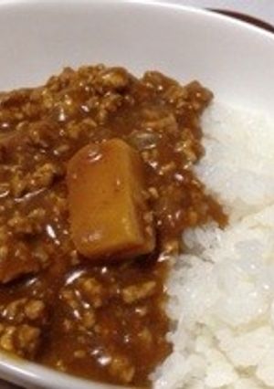 タケノコとひき肉のカレー-レシピのメイン写真