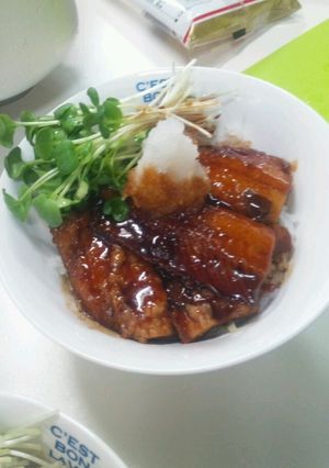 るる30 おろしで消化に良く♪蒲焼き丼♪-レシピのメイン写真
