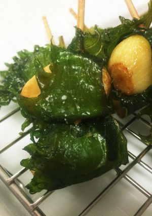 にんにくの大葉串揚げ-レシピのメイン写真