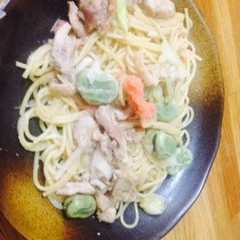 たらこととり肉のパスタ-レシピのメイン写真