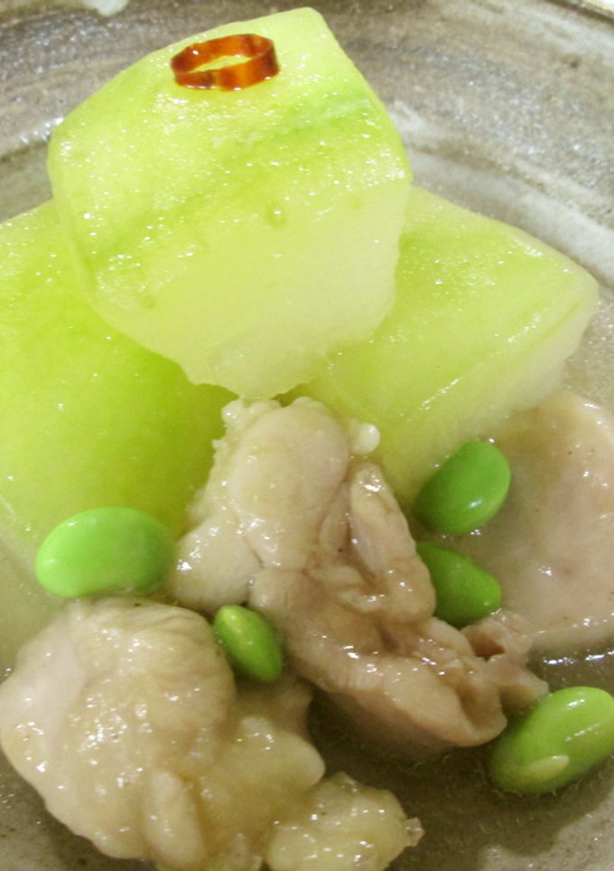 冬瓜の翡翠煮　-レシピのメイン写真