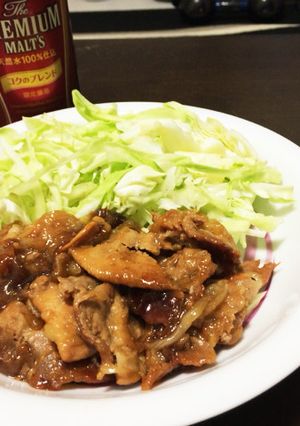 簡単！豚肉のビール煮込み-レシピのメイン写真