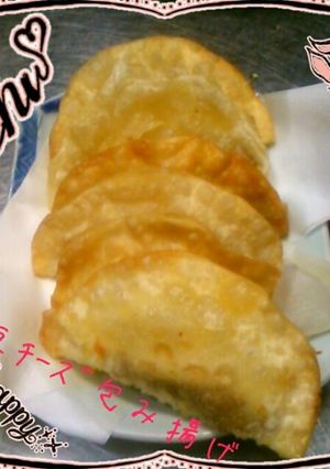 ♡納豆ﾁｰｽﾞの包み揚げ♡-レシピのメイン写真