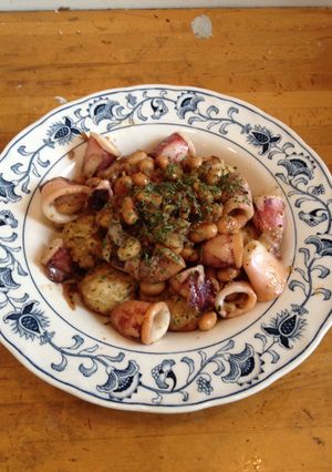 イカと肉団子の炒め煮-レシピのメイン写真