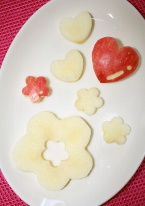 ✿お弁当にも♡りんごの飾り切り✿-レシピのメイン写真
