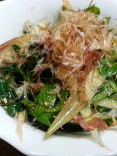モロヘイヤと香味野菜のポン酢和え-レシピのメイン写真