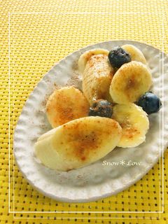 バナナを美味しく✿シナモン&シュガー-レシピのメイン写真