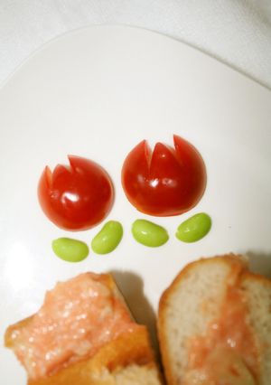 ✿お弁当にも♡トマトでチューリップ✿-レシピのメイン写真