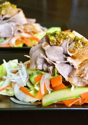 冷しゃぶサラダ　柔らかいお肉に秘密-レシピのメイン写真
