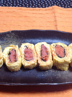 明太子入り出し巻き卵-レシピのメイン写真