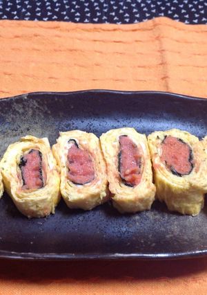 明太子入り出し巻き卵-レシピのメイン写真