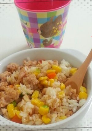 お昼に最適！卵抜き炒飯-レシピのメイン写真