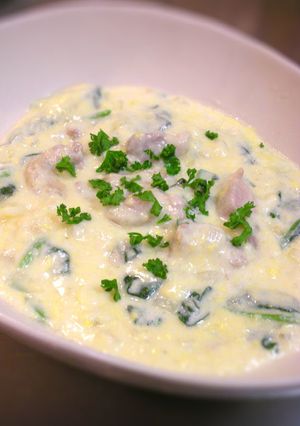 鶏肉とほうれん草の濃厚クリーム煮-レシピのメイン写真