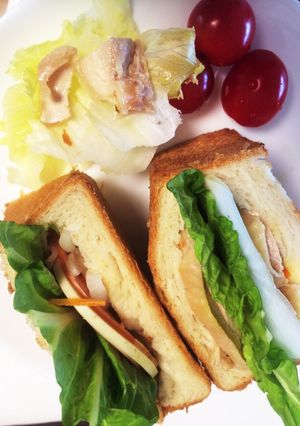 食パンで!!ピタ風サンドイッチ-レシピのメイン写真