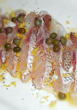 活！スモーク鯛のカルパッチョ-レシピのメイン写真