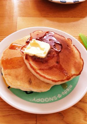外国気分、バナナパンケーキ。-レシピのメイン写真