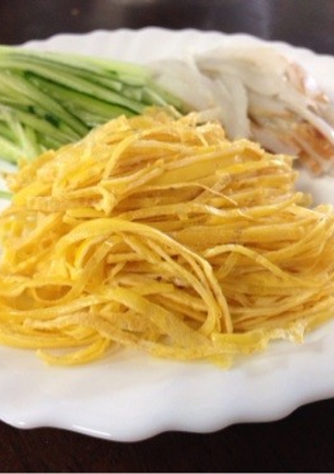 一番簡単！錦糸卵 夏の冷やし中華に-レシピのメイン写真