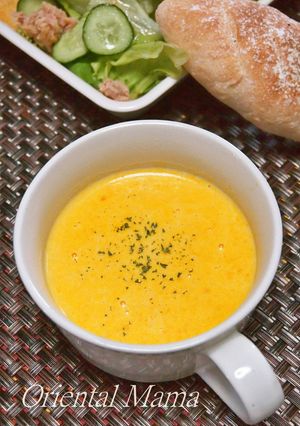 茅乃野菜だしでカロテンポタージュ！-レシピのメイン写真