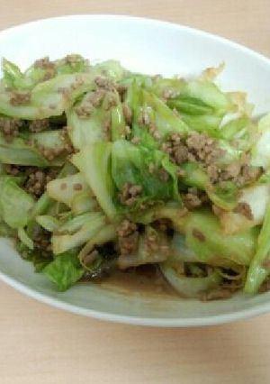 ❁キャベツの肉味噌炒め〜バター風味〜❁-レシピのメイン写真