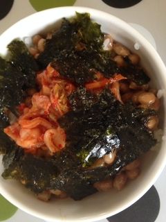 ごま油香る☆納豆キムチ丼-レシピのメイン写真