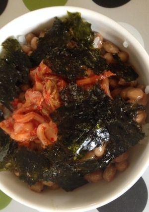ごま油香る☆納豆キムチ丼-レシピのメイン写真