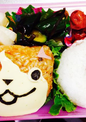 妖怪ウォッチ☆ジバニャン&ウィスパー弁当-レシピのメイン写真