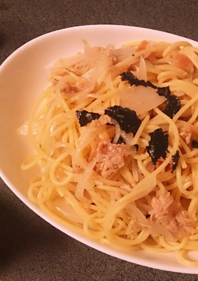 簡単はやうま♡和風梅パスタ♡-レシピのメイン写真