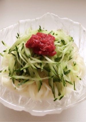 ♡さっぱり梅素麺♡-レシピのメイン写真