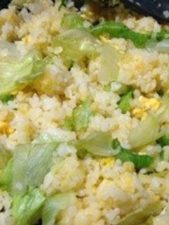 男の簡単レタスチャーハン-レシピのメイン写真