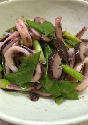 簡単♪イカと色々野菜の炒め物-レシピのメイン写真