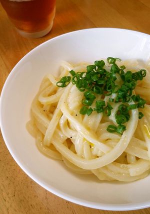 クレイジーソルト&チーズ☆釜あげうどん-レシピのメイン写真