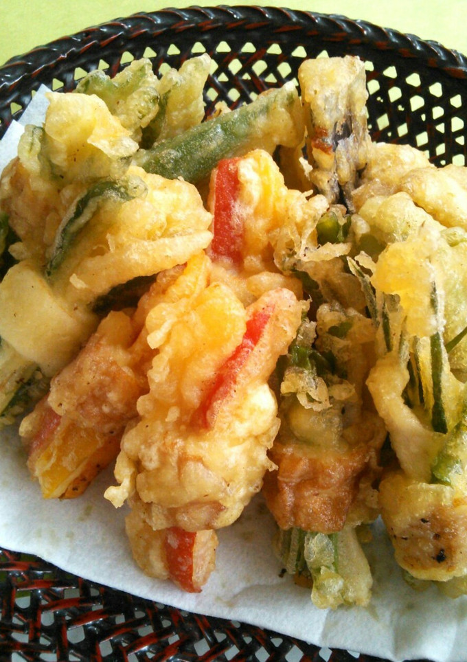 ちくわと野菜の天ぷら-レシピのメイン写真