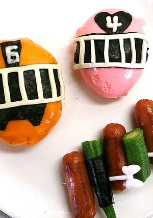 トッキュージャー☆６号 キャラ弁朝御飯-レシピのメイン写真