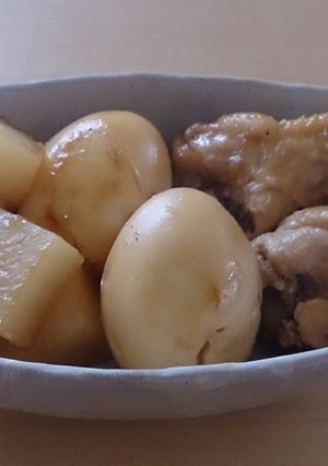 鳥手羽元と卵の甘酢煮～柚子風味～-レシピのメイン写真