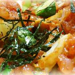รูปของ マグロのキムチ和え