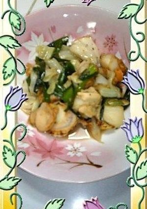 キャベツとベビーホタテの炒めもの-レシピのメイン写真