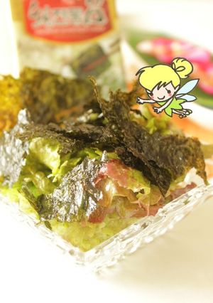 サニーレタスと韓国海苔の簡単サラダ♪-レシピのメイン写真