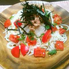 รูปของ 【簡単】さっぱりツナおろし冷やしうどん！