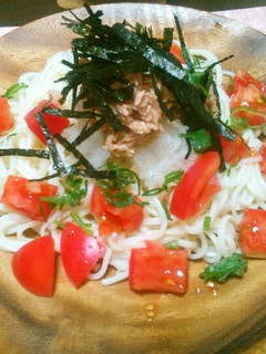 【簡単】さっぱりツナおろし冷やしうどん!-レシピのメイン写真