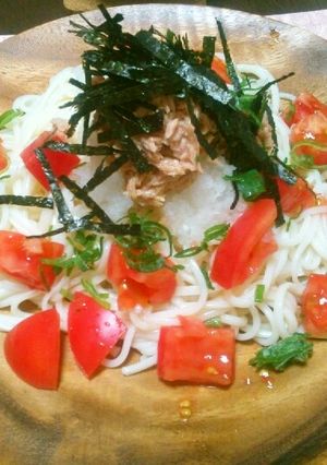 【簡単】さっぱりツナおろし冷やしうどん!-レシピのメイン写真