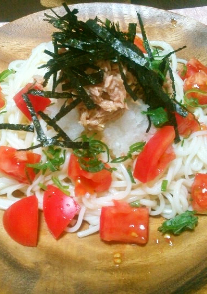 【簡単】さっぱりツナおろし冷やしうどん！-レシピのメイン写真