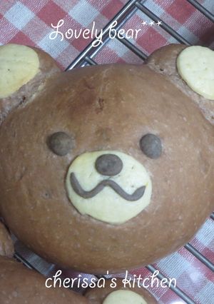 くまちゃんのチョコクリームパン-レシピのメイン写真