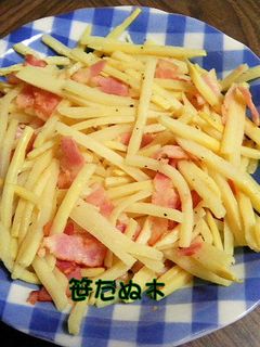 たけのことベーコンの炒めもの-レシピのメイン写真