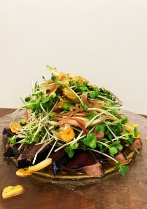 たっぷり香味野菜のかつおのたたき-レシピのメイン写真