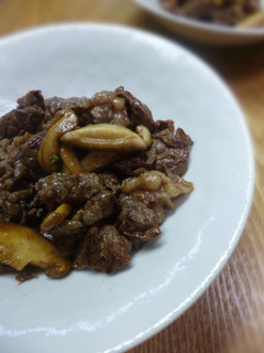牛肉と生シイタケの山椒風味の炒め物-レシピのメイン写真