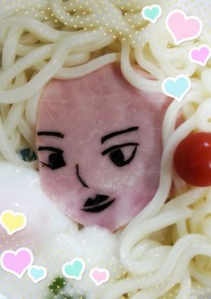 アナと雪の女王の冷やしうどん-レシピのメイン写真
