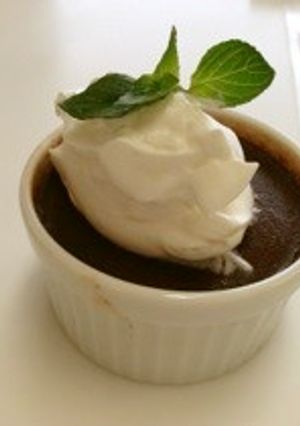 グリルでチョコプリン-レシピのメイン写真