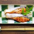 焼き魚+オリーヴオイル&粉しょうゆ