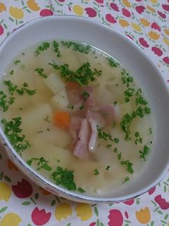 パスタと野菜のコンソメスープ~しょうゆ味-レシピのメイン写真