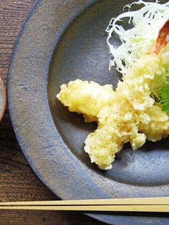 海老天 “粉しょうゆ”添え-レシピのメイン写真